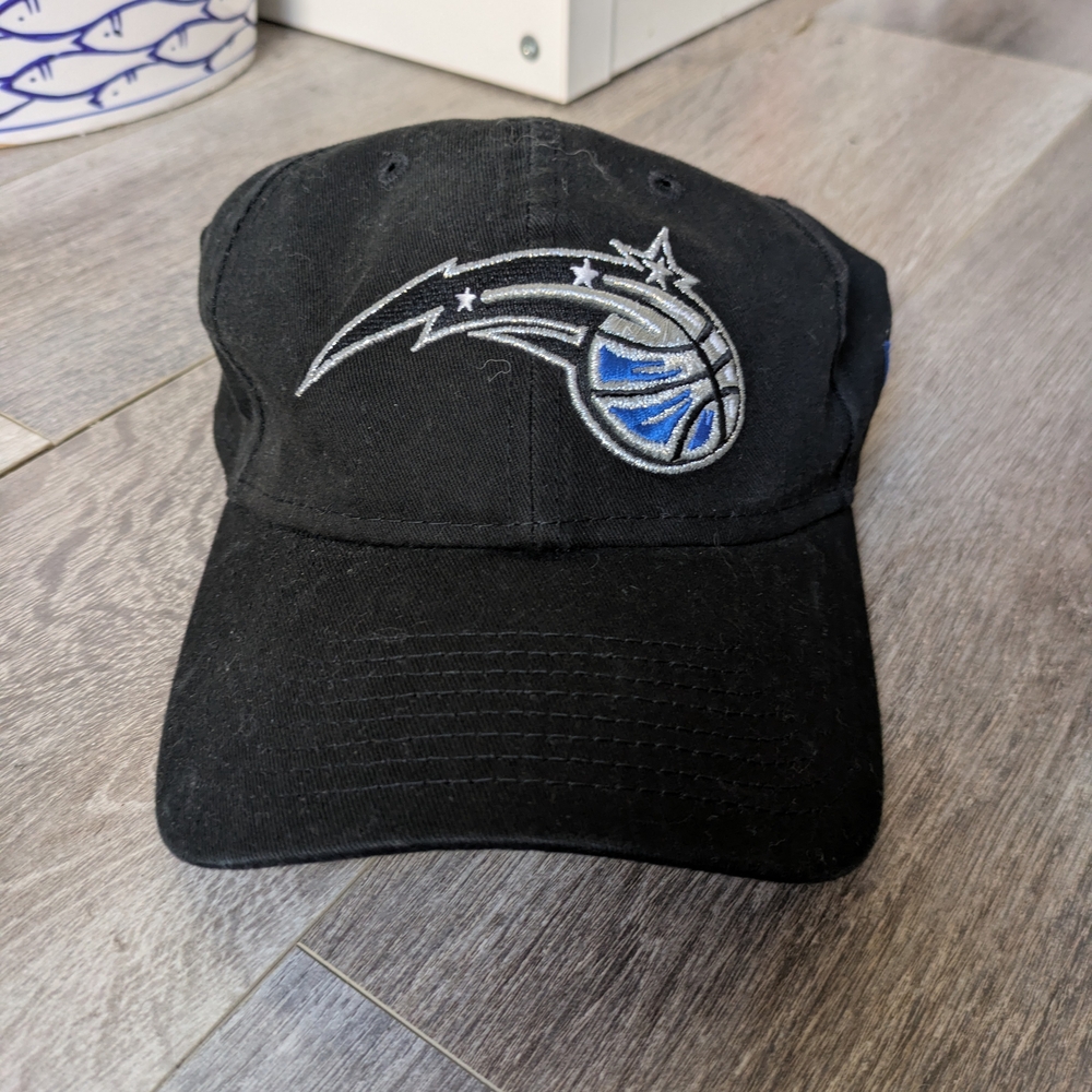 NBA Black Cap with Blue and Silver Orlando Magic's Logo - OS